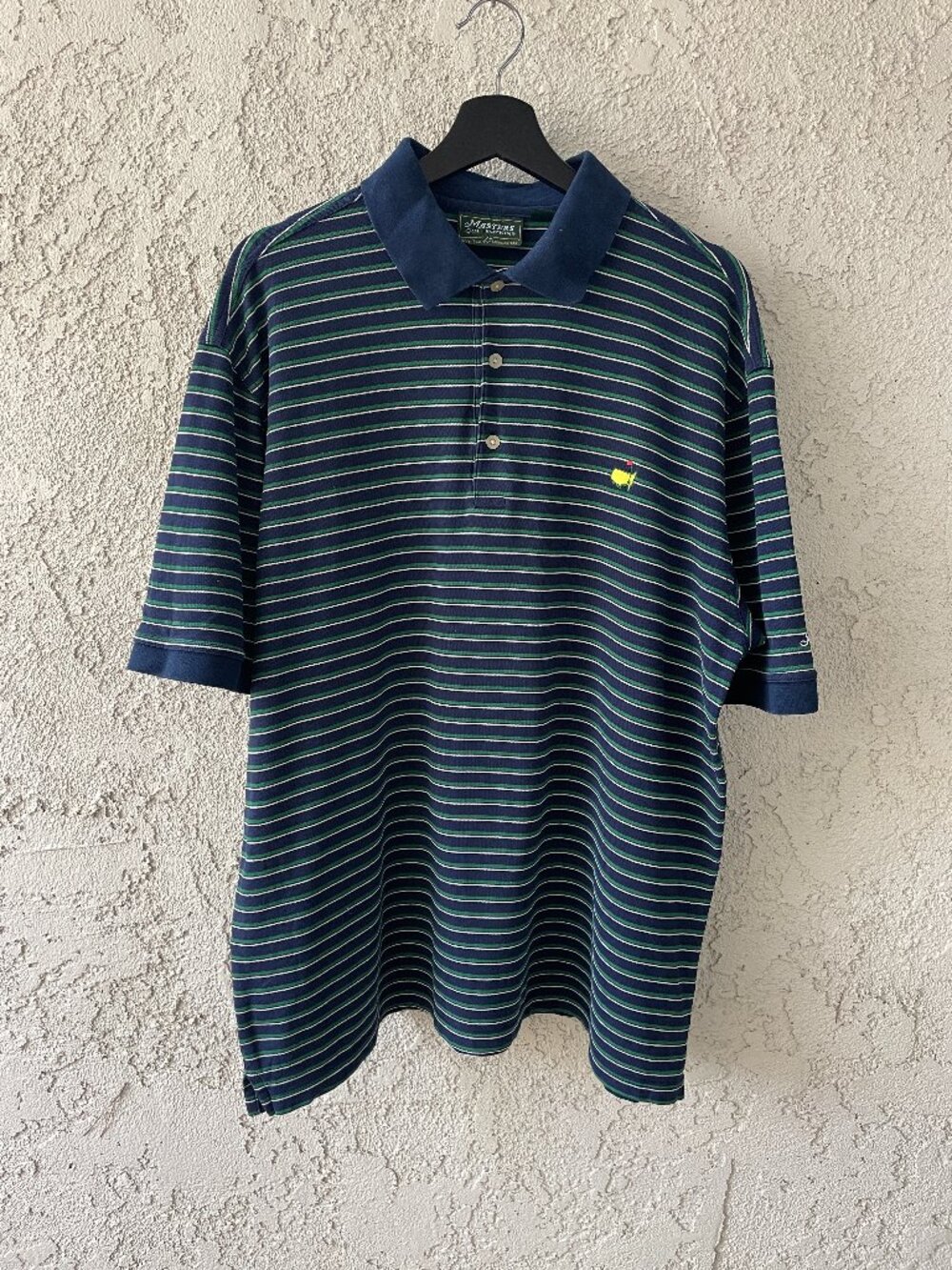 Masters Collection 100% Pima Cotton Striped Golf Polo Shirt Men's XL